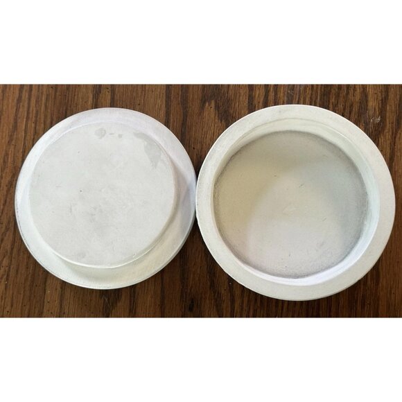 Facsimilies Ltd IRISES Van Gogh Design Powder Box TrinketV Plaster Container - Picture 2 of 4